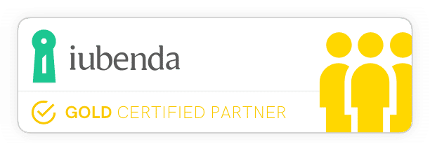 iubenda Certified Gold
Partner