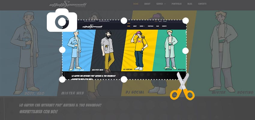 Creare Uno Screenshot Di Una Pagina Web Per Intero