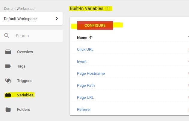 Tracciare i click con Google Tag Manager